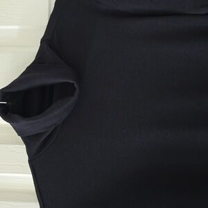 A.N.A BRAND WOMEN'S BLACK LONG SLEEVES TURTLENECK TOP SIZE PETITE SMALL